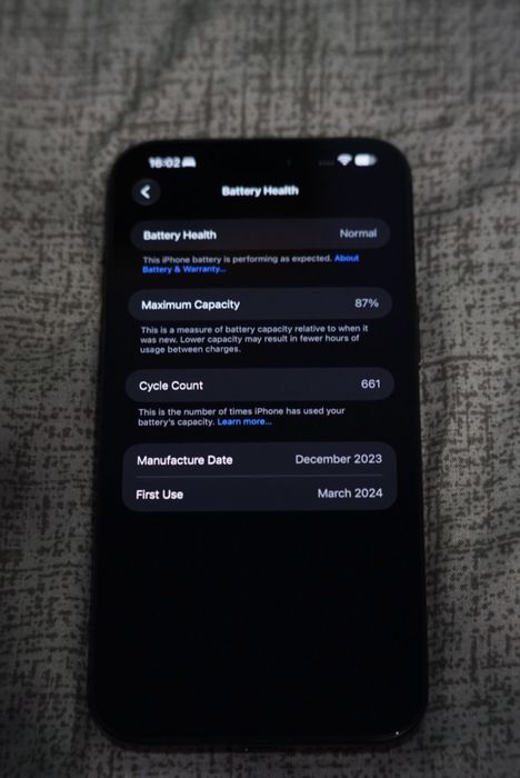 iPhone 15 Pro Max 256GB 87%