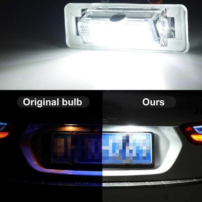 LED плафони регистрационен номер за Mercedes W210 W202