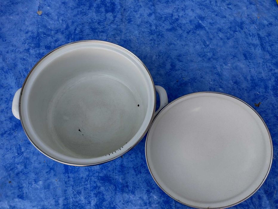 Home Decor | cratita, oala emailata, diametru 20 cm