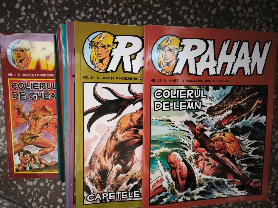 Colecție de reviste RAHAN, iunie-noiembrie 20210