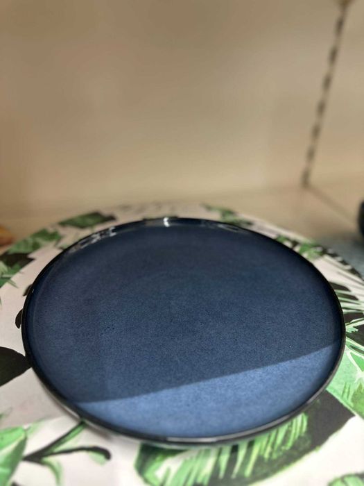 Сервиз за хранене тъмносин цвят за 2 души