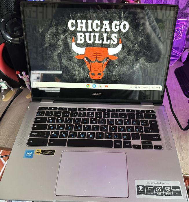 ноутбук acer chromebook spin 314 14"