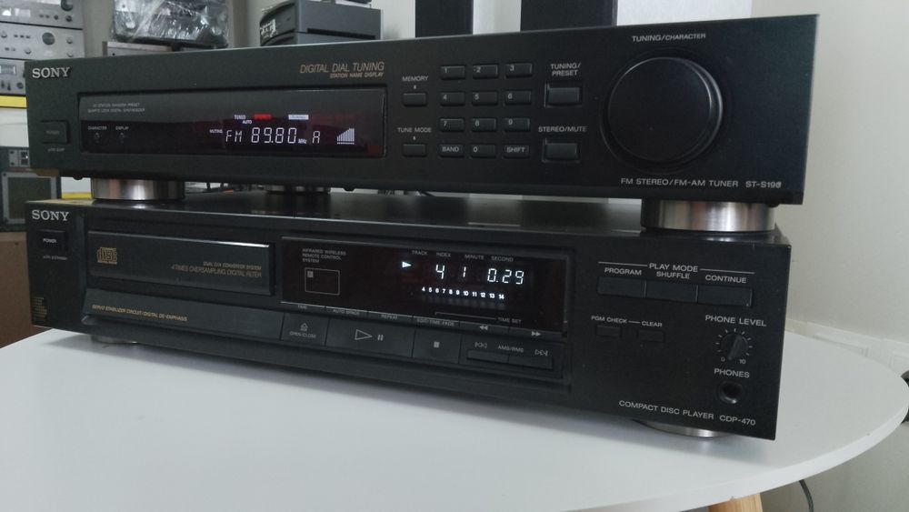 Sony! Sony CDP 470 și Sony ST-S 190