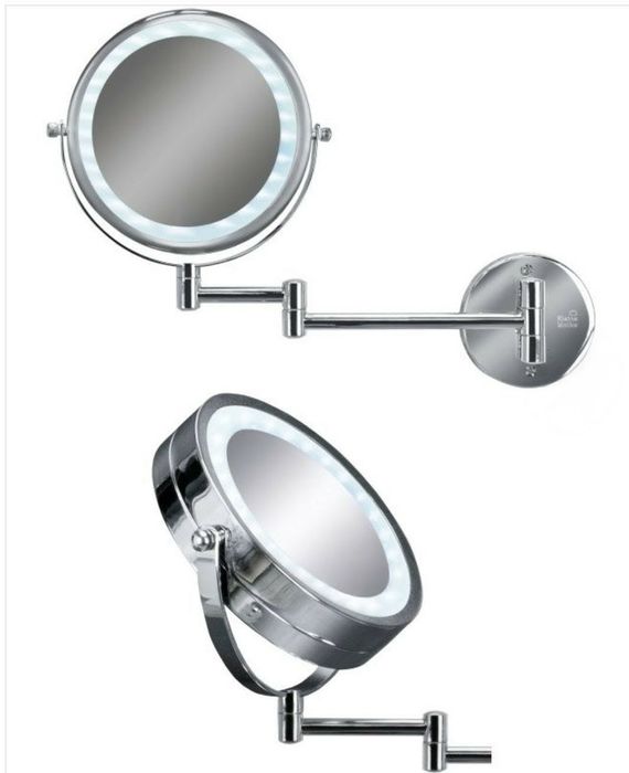 Oglinda cosmetica maritoare - 2 fete - Iluminare LED