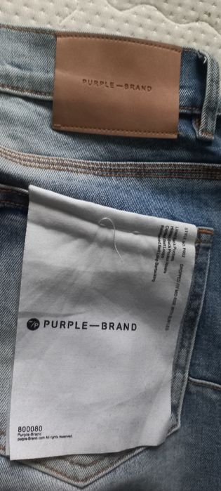 Blugi purple albaștri