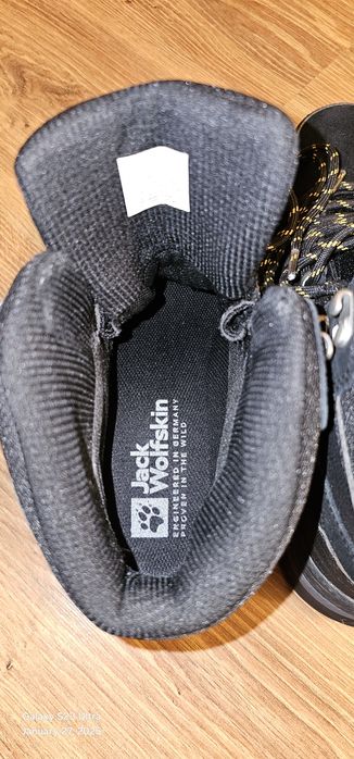 Ghete de drumeție pentru bărbați Jack Wolfskin, negre, mărimea 42