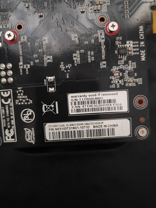 Видеокарта Palit GTX 1050 Ti Dual OC 4GB GDDR5