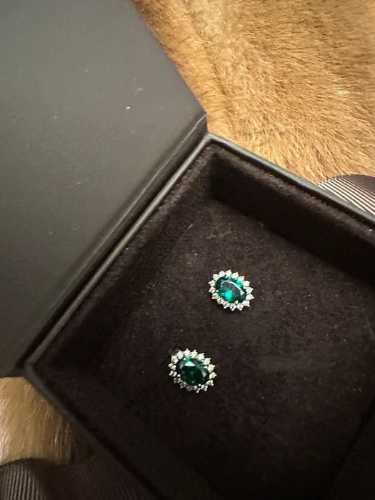 Cercei Aur Teilor piartra zirconiu