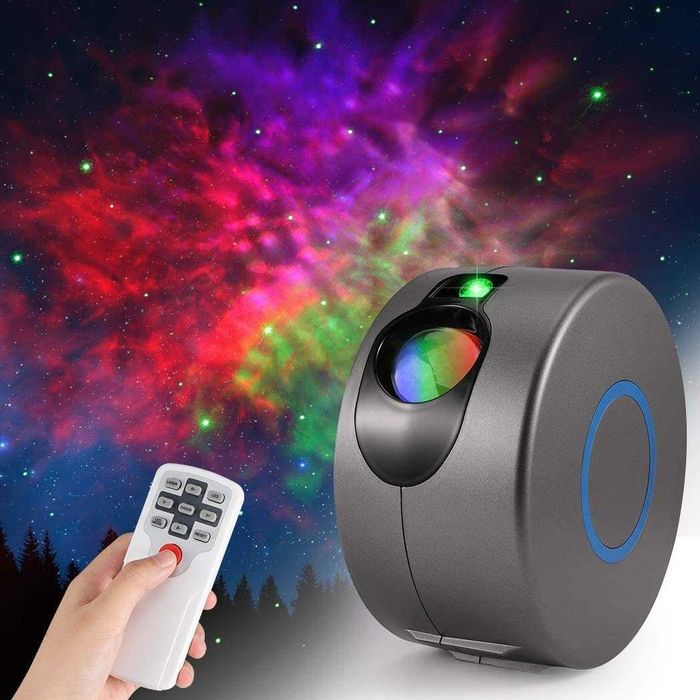 Проектор ночник Галактика RGB, звездное небо Led