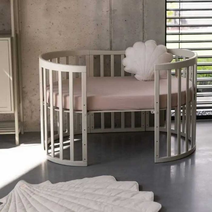 НОВО Кошара за Бебе Смарт 7в1 Овал, Детско Легло 0-10 год.Olive