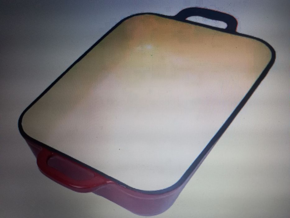 Grill  tavă fontă emailata ofera 144  lei