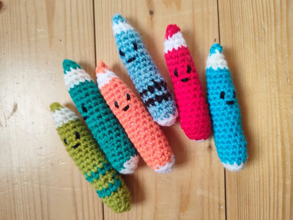 Ръчно изработени плетени играчки