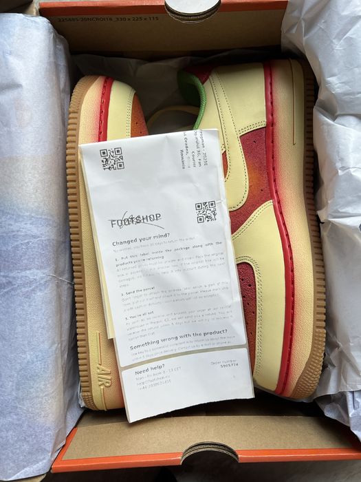 Nike air force 1 chilli pepper