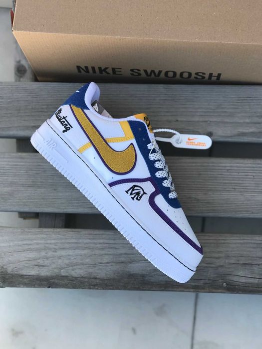 Nike Air Force 1 Mustang white/yellow