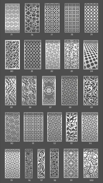 Porti si panouri de gard decupate la plasma- Modele Noi