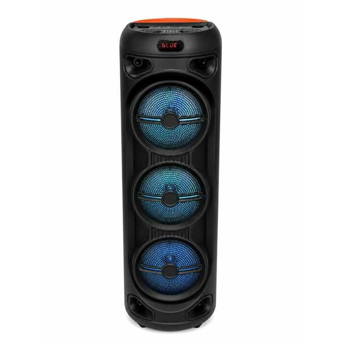 Тонколона караоке с два микрофона / Bluetooth / USB / LED осветление / Домашни партита / Събития и презентации