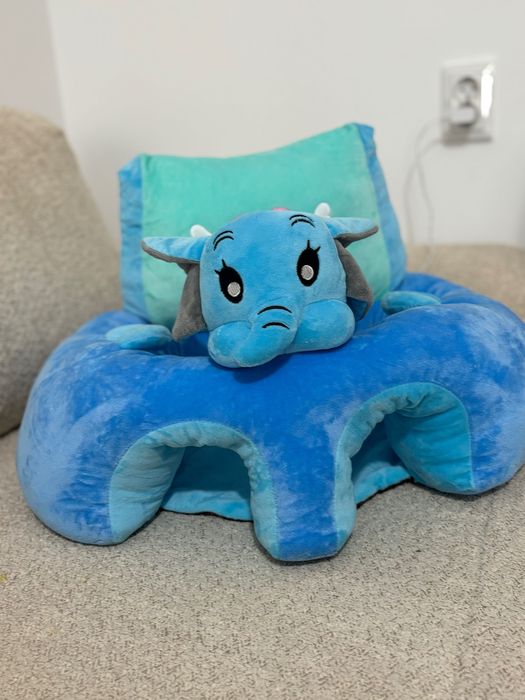 Пуф за бебе против падане -Слон