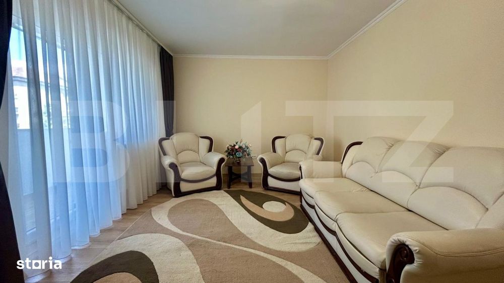 Apartament prima inchiriere, 3 camere, 64 mp, loc de parcare, zona Nuf