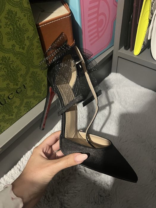 Обувки на висок ток 12 см по модел на Jimmy Choo