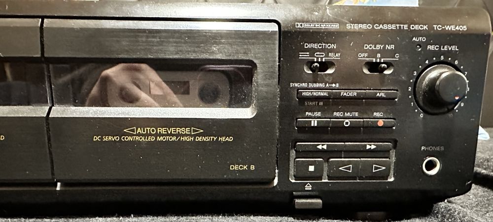 Dublu deck Sony TC-WE405 partial defect