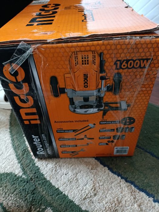 INGCO 1600W qol frezer satıladı
Jańa, zavod qaplamasında.
Ağaş, MDF há