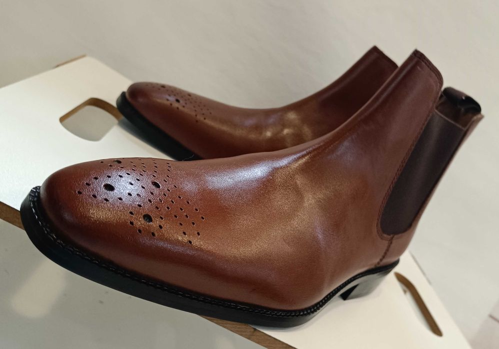 Ghete chelsea de lux 42 lucrate manual La Maison Du Ch. NOI piele