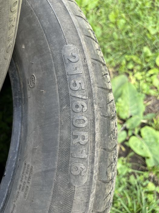 Продам летние шины 215/60/16