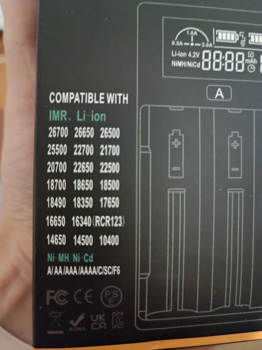 Универсальное зарядное устройство li ion 18650