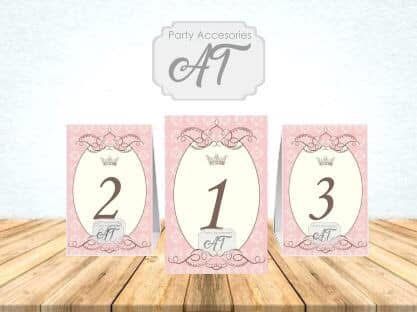 Табелки за маси за събития, сватба, бал, рожден ден