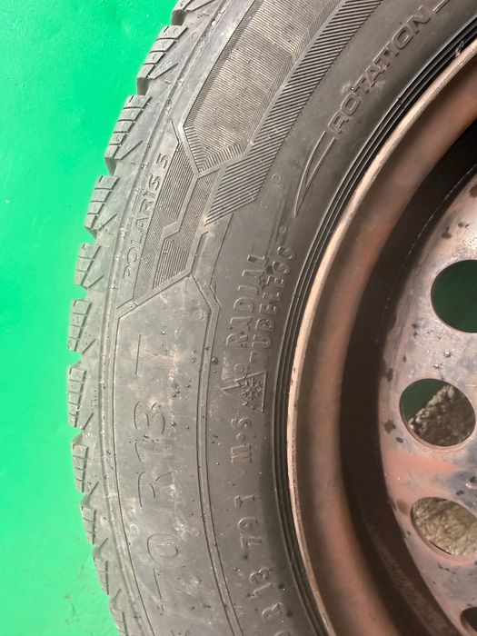 4 зимни гуми с джанти – 165/70 R13