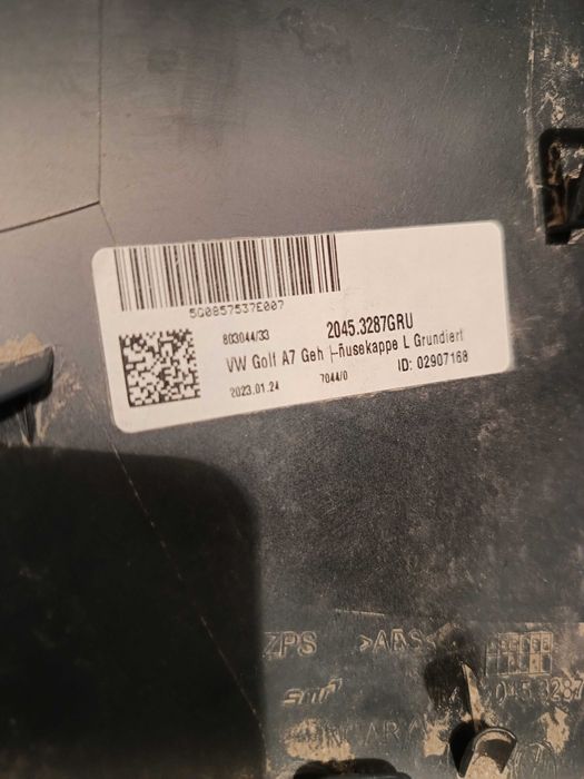 Ляв капак странично огледало за Фолксваген VW Golf 7