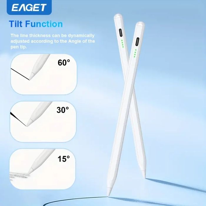 Емкостная ручка EAGET для iPad - магнитное крепление, сверхтонкий