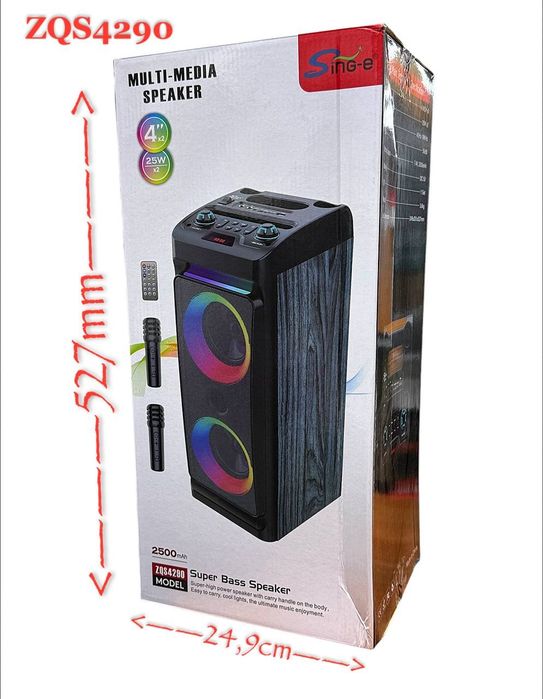 Блютуз колонка с микрофоном