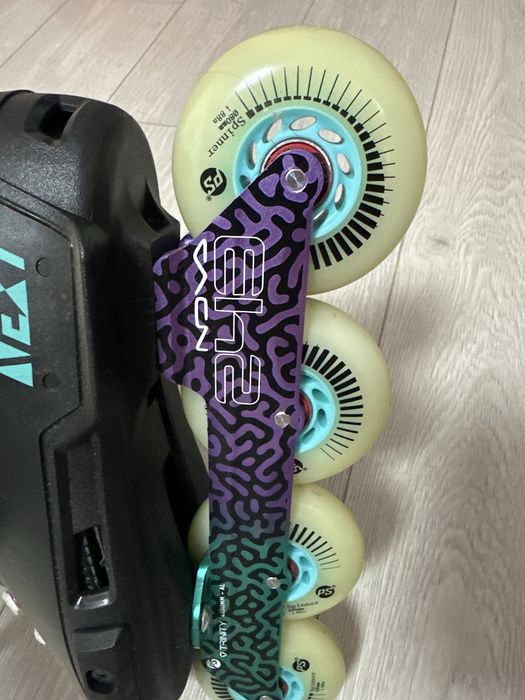 Role Powerslide NEXT Multicolor 80, mărimea 40–41