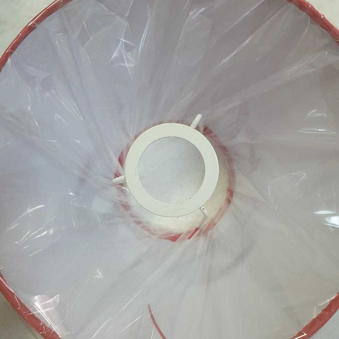 Abajur rosu pentru lampa birou, E 14