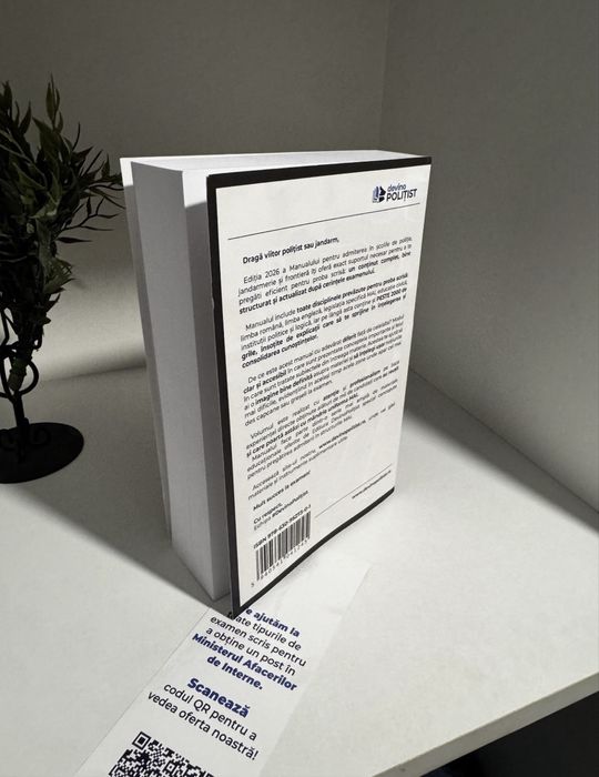 Admitere Politie 2026- carte Devino Politist