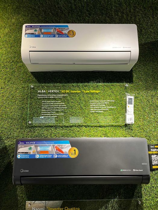 Инверторный кондиционер Midea PRO экономия до 30%,