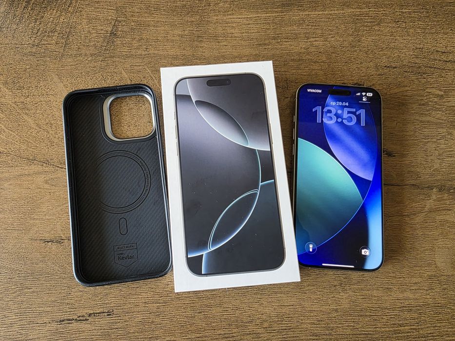 iPhone 16 Pro Max White Titanium 256GB Гаранция