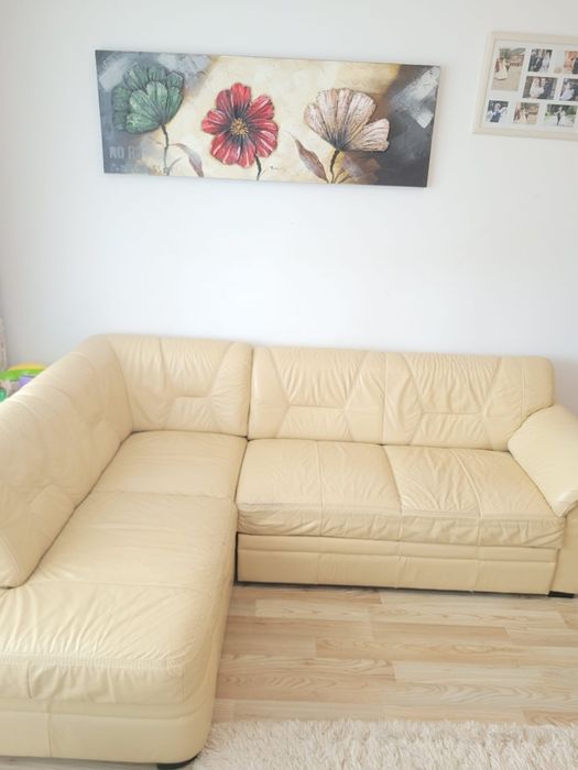 Vand colțar din piele naturala