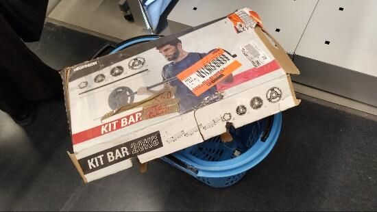 Set 20 kg pump Bodybuilding 1,30 m 28mm, - produs resigilat Decathlon