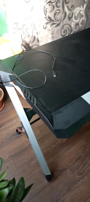 Геймърско бюро Lumi GMD01-1 Deluxe с RGB Lux Aluminium