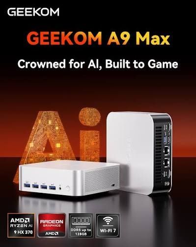 Geekom A9max la cutie / noi