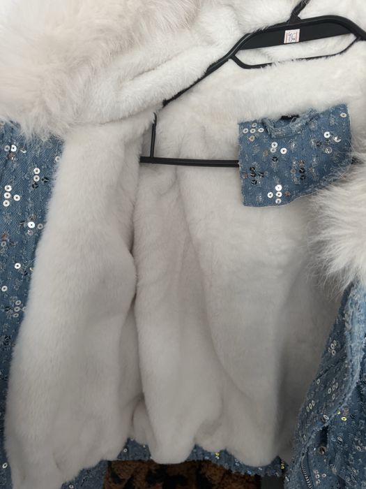 Зимно яке с пейети и пух