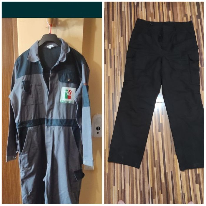 Salopeta /pantaloni hohler munca kontrast, mărimea50/ 56