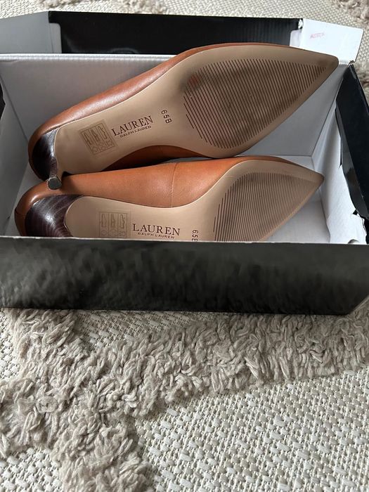 Pantofi cu toc Polo Ralph Lauren