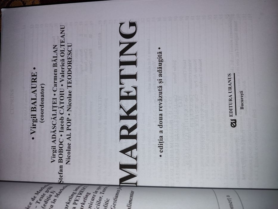 Marketing Ediția a2-a revăzuta și sdaugita