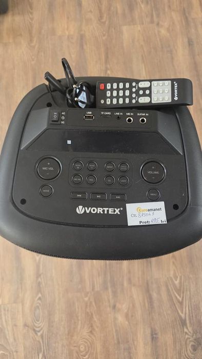 Boxa portabila VORTEX VO2622FRF, 50W RMS, Bluetooth, Radio FM, -P-