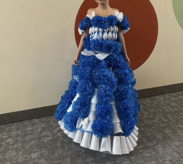 Платье своими руками из пакетов