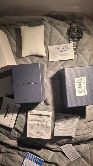 Casio Edifice EFS-S520 – Соларен – Сапфир кристал