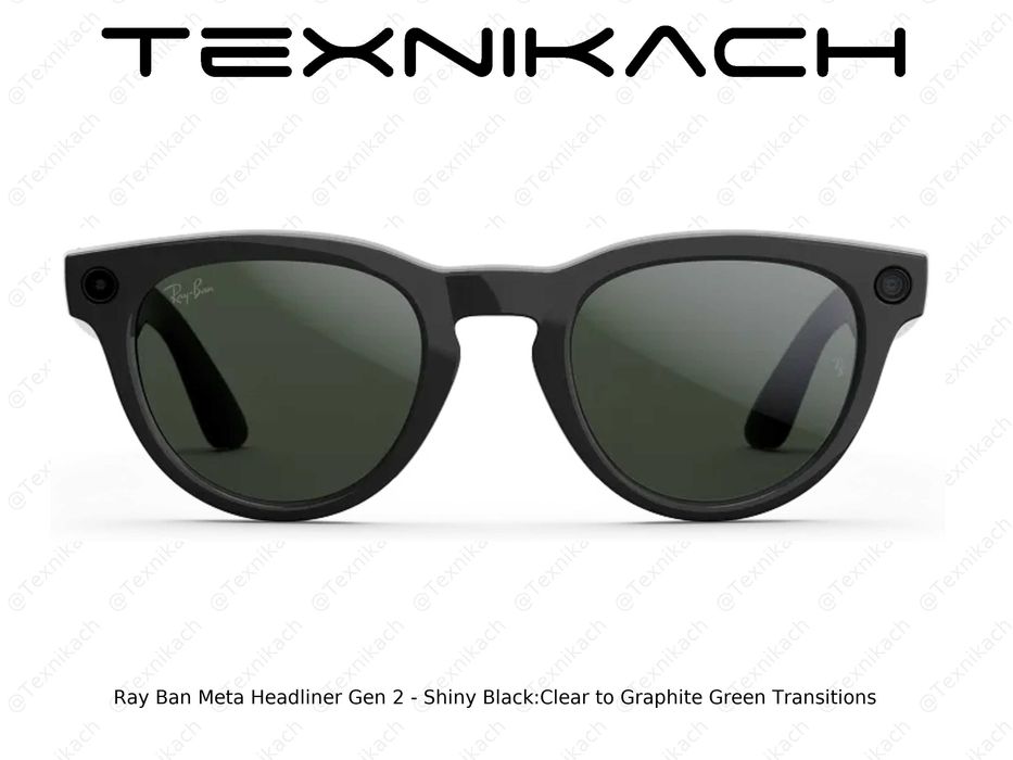 Новый • Ray Ban Meta Headliner Gen 2 - Green Transitions • Доставка